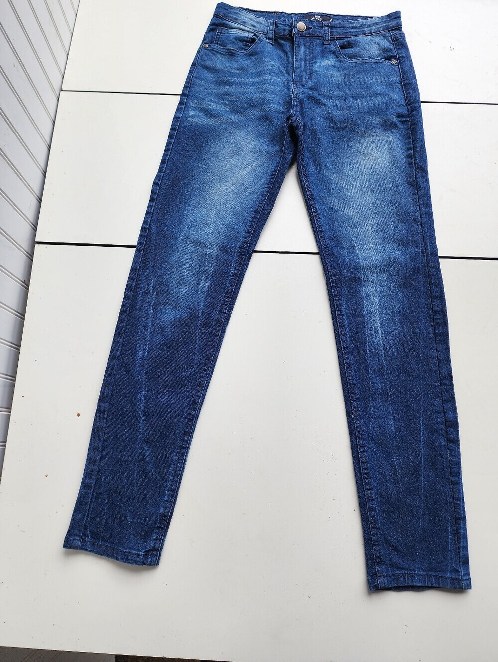 True Indigo Skinny Stretch Jeans Girls Blue Sz 16